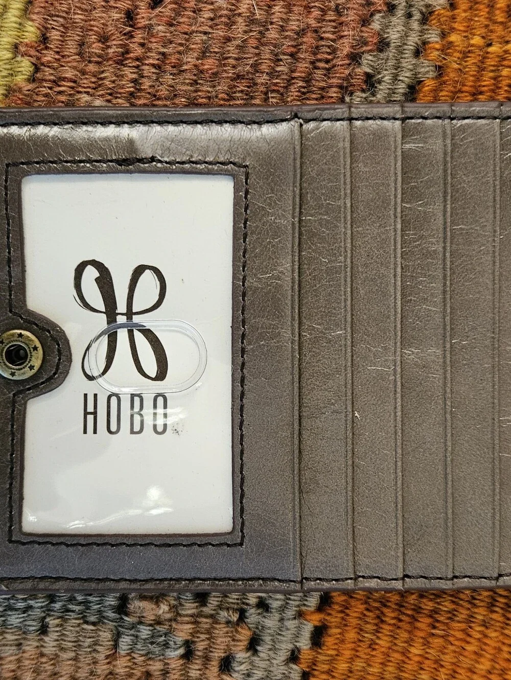 HOBO Brown Leather Crossbody Phone Bag